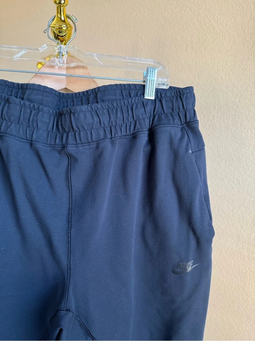 Nike Joggers Sportswear Tech Pack Knit Sweatpants - Mens 2XL Black.